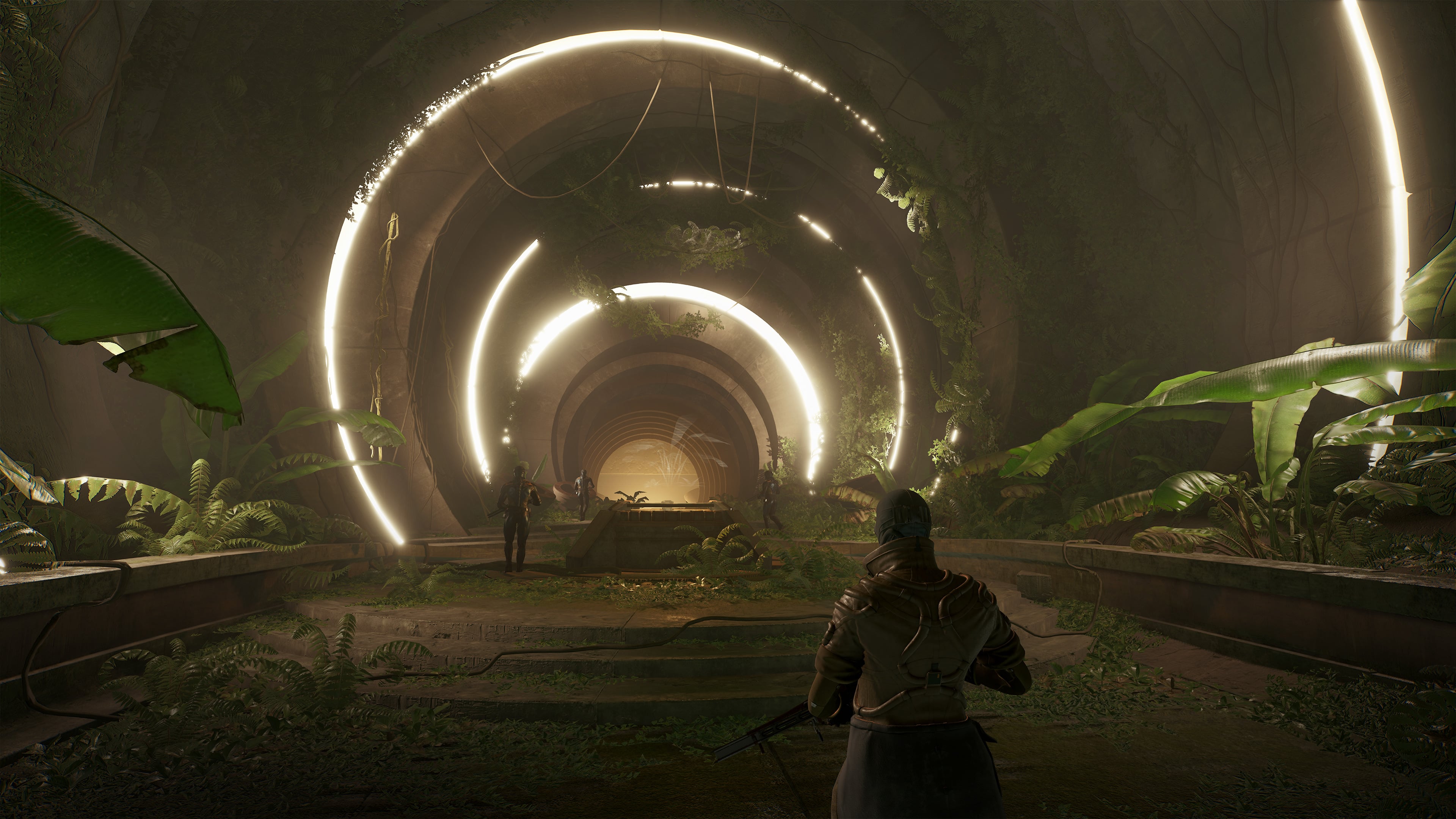 Dune Awakening image of players entering an Ecolab