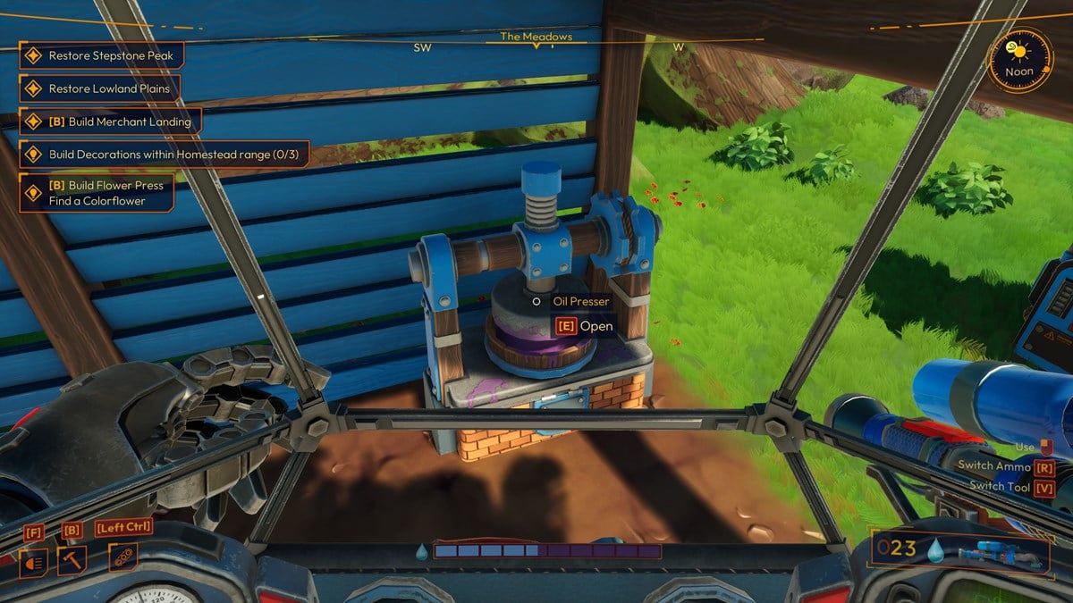 Oil Presser in Lightyear Frontier