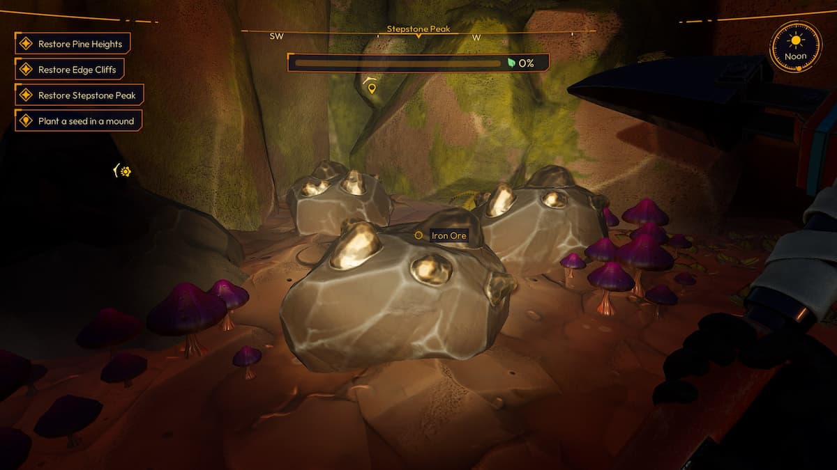 Iron Ore deposits in Lightyear Frontier