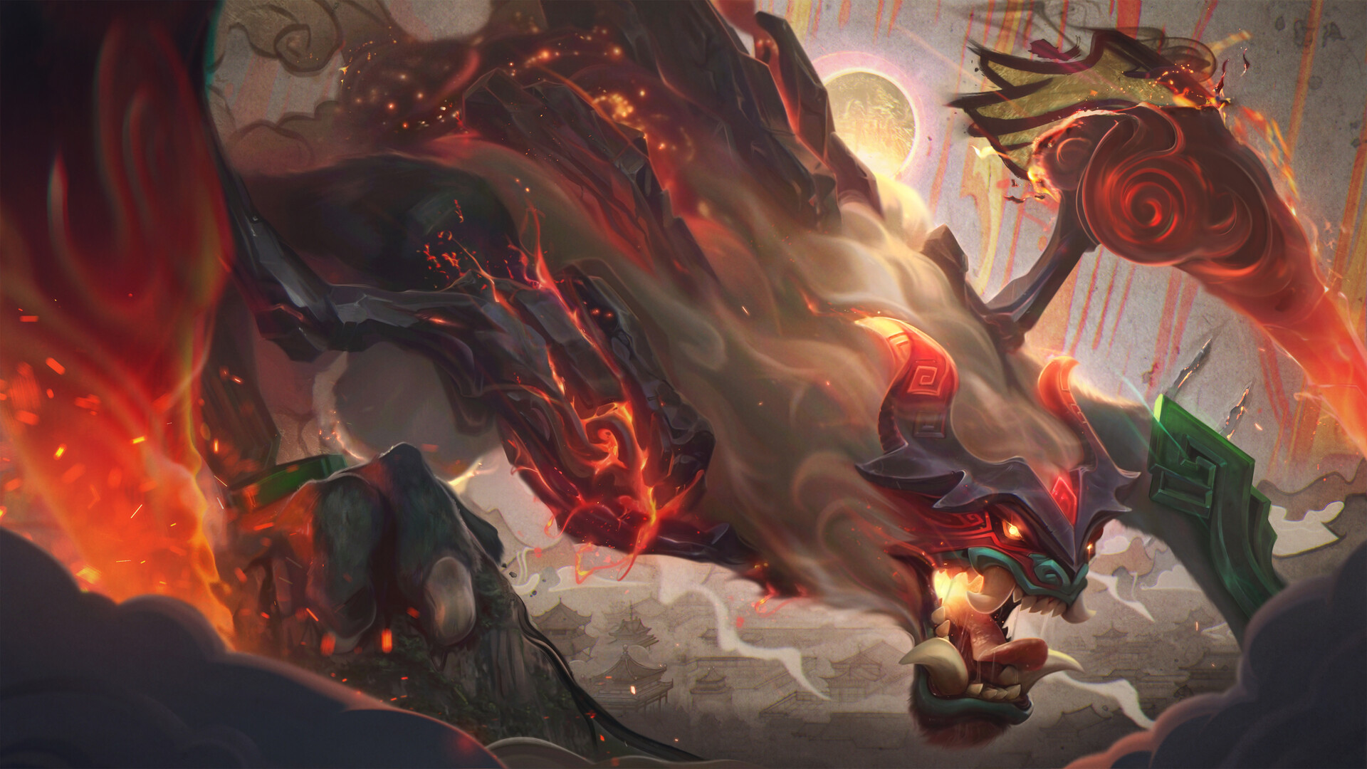 The Shan Hai Cho'Gath skin from League of Legends.