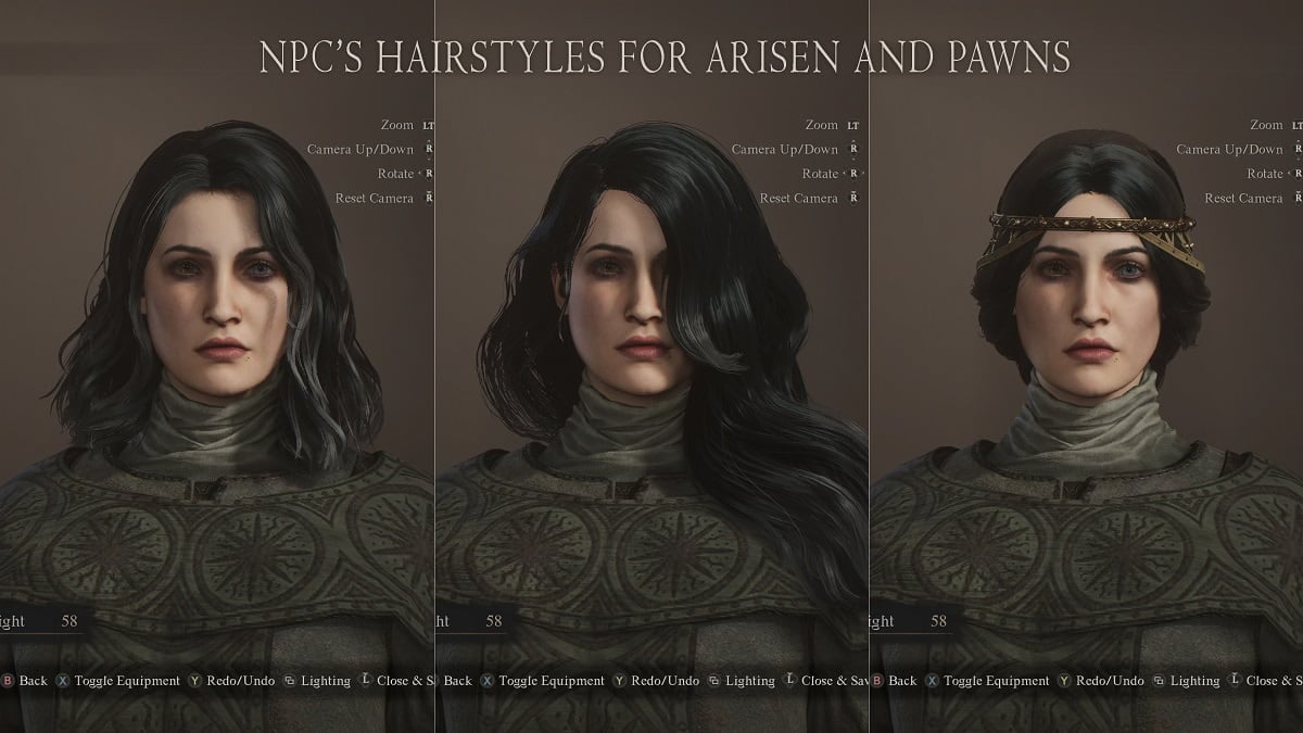 Dragon's Dogma 2 character creator NPC hairstyles mod