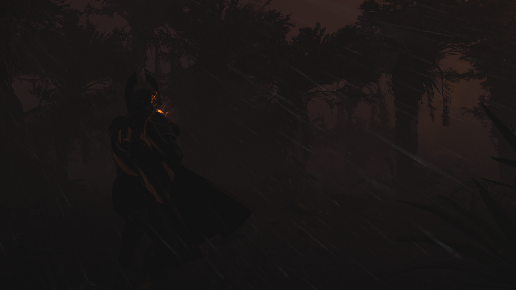 A Helldivers 2 rain storm.