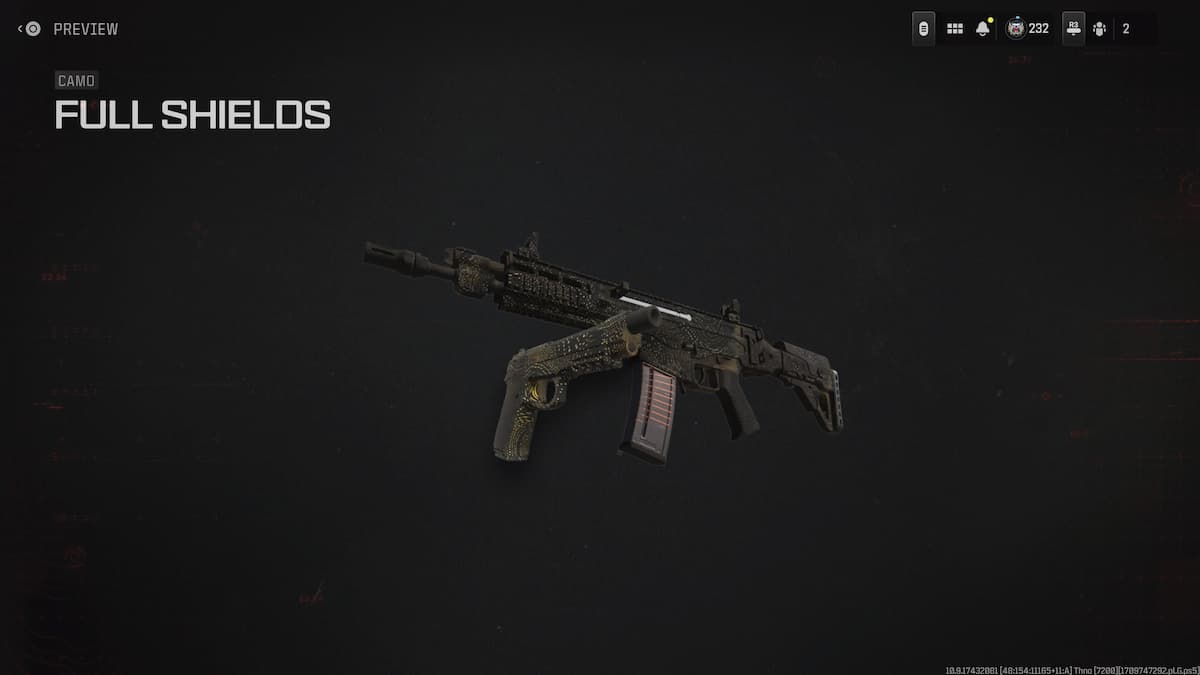 Full Shields animated Dune camo in MW3