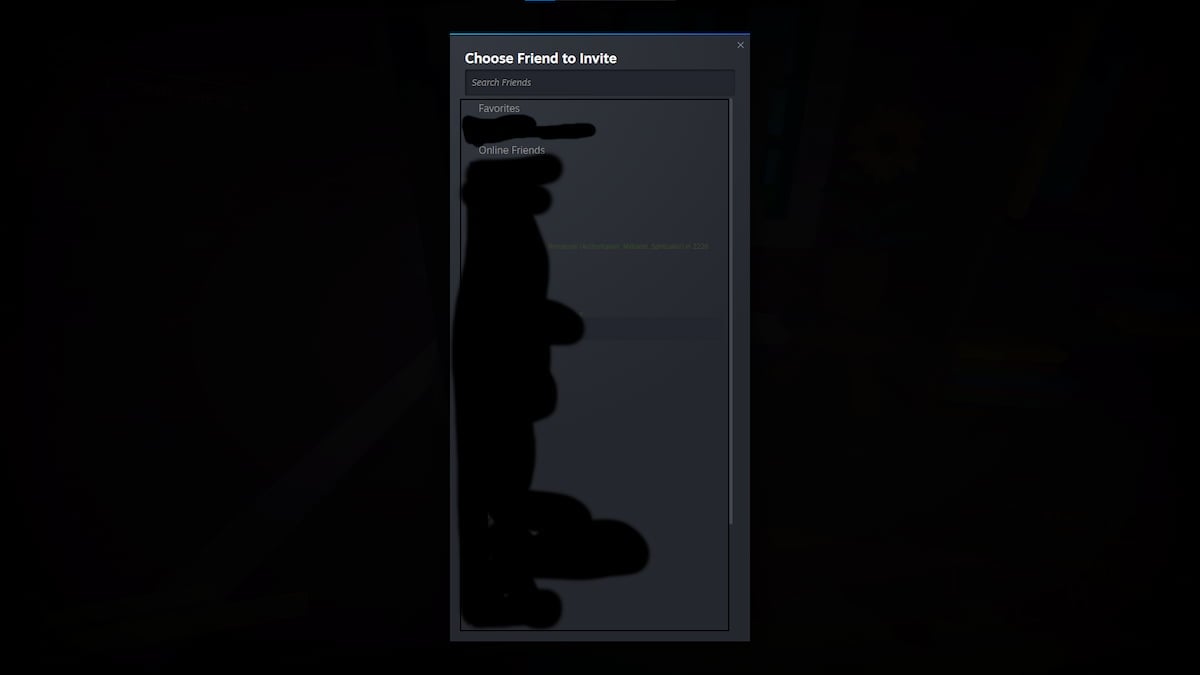 Steam Friendlist in Content Warning