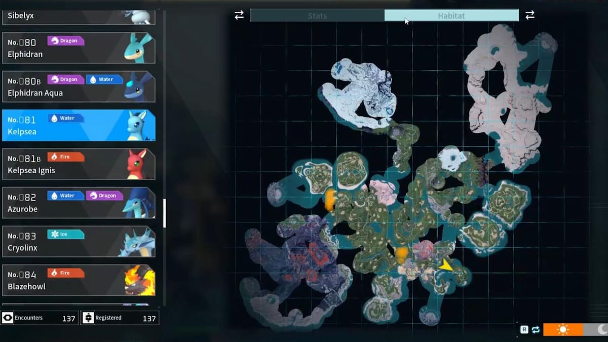All map locations for Kelpsea in Palworld.