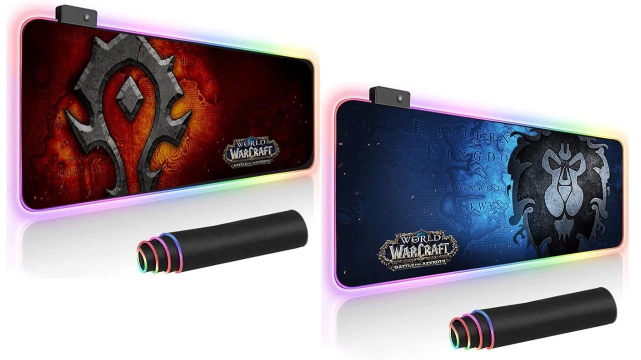 WoW Alliance and Horde desk mats