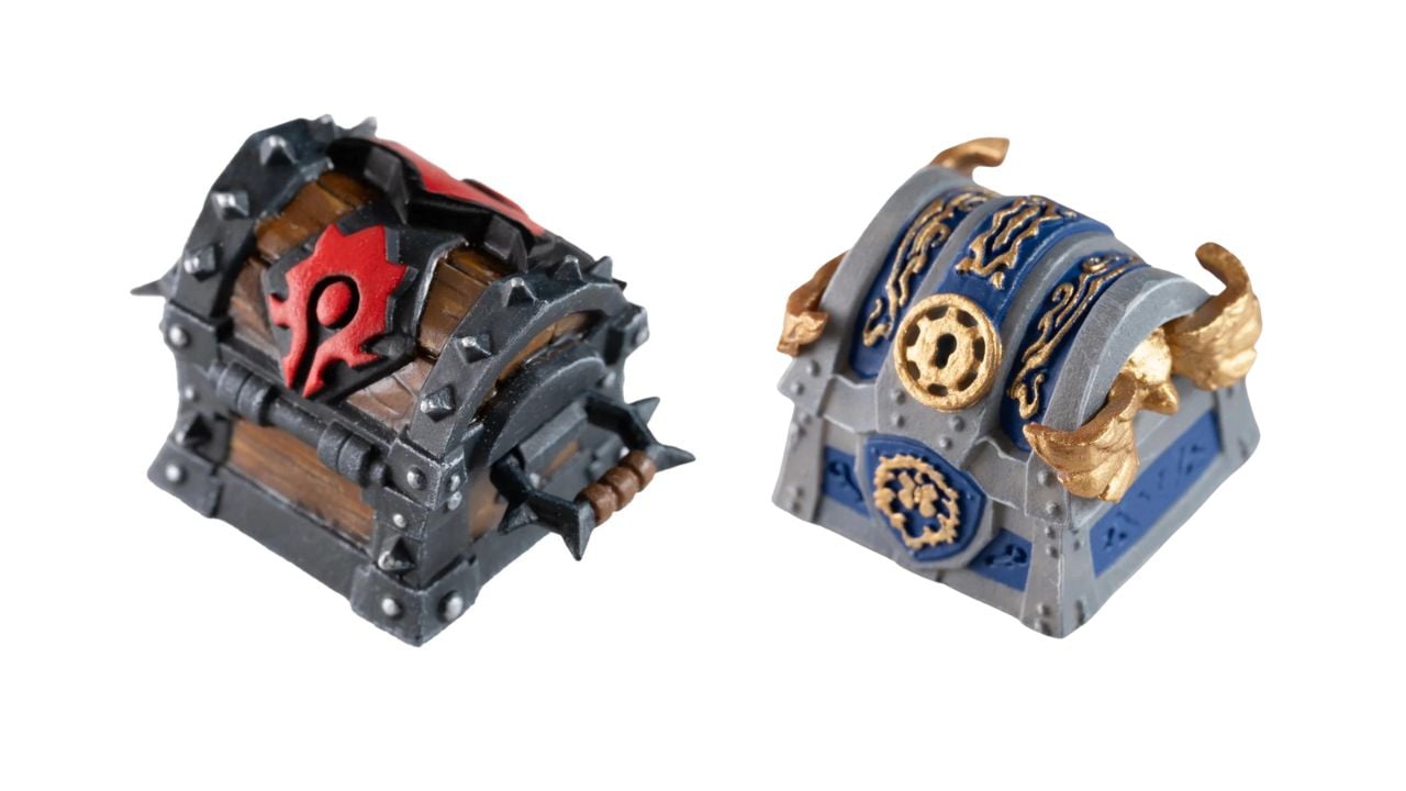 new keycaps for wow alliance and horde from blizzard