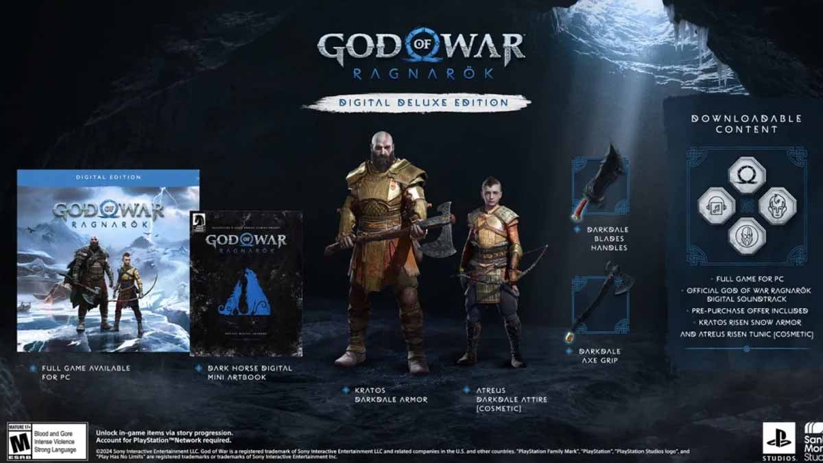 god of war Ragnarok Digital Deluxe edition