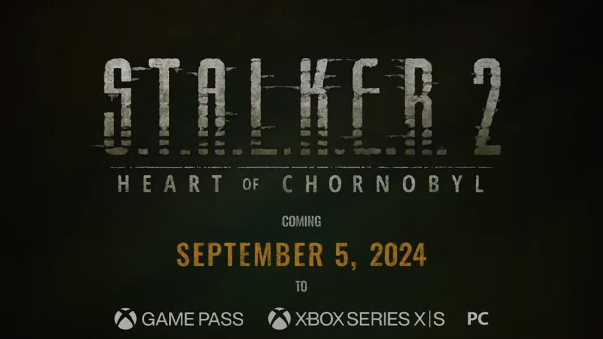 A screenshot of the STALKER 2: Heart of Chornobyl release date.