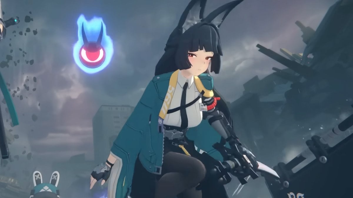 Miyabi looking to the side in Zenless Zone Zero.