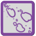 Fireball, a Special Attack from Crypt Custodian, represented by a square icon with a purple border and purple blobs in the middle