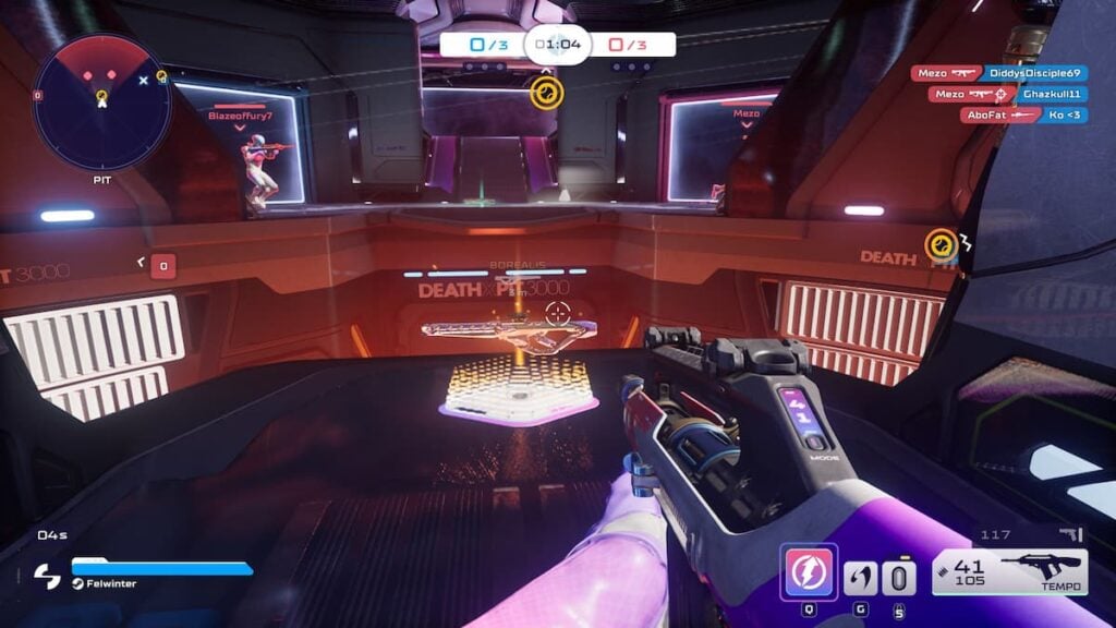 Borealis power weapon in Splitgate 2