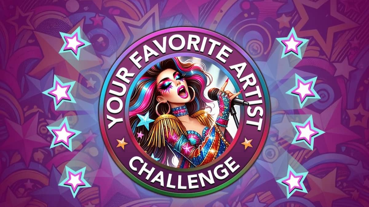 Picture showing the cover for the Your Favorite Artist Challenge in BitLife.