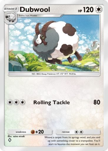 Dubwool artwork in Genetic Apex