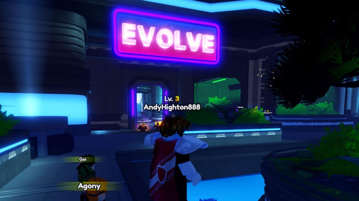 evolve area in anime vanguards