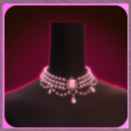 A layered necklace in Dress to Impress.