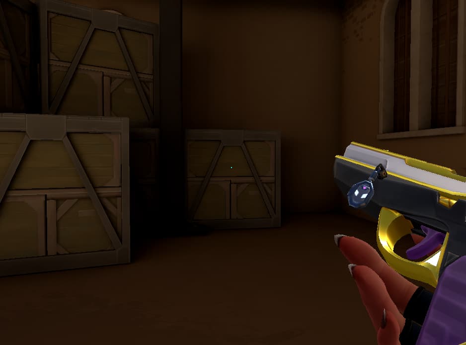 Basic dot crosshair VALORANT