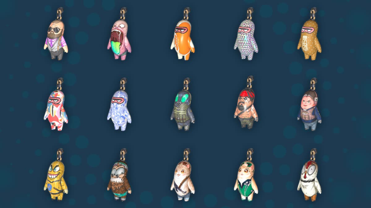 Missing Link Charms in CS2's Armory update.