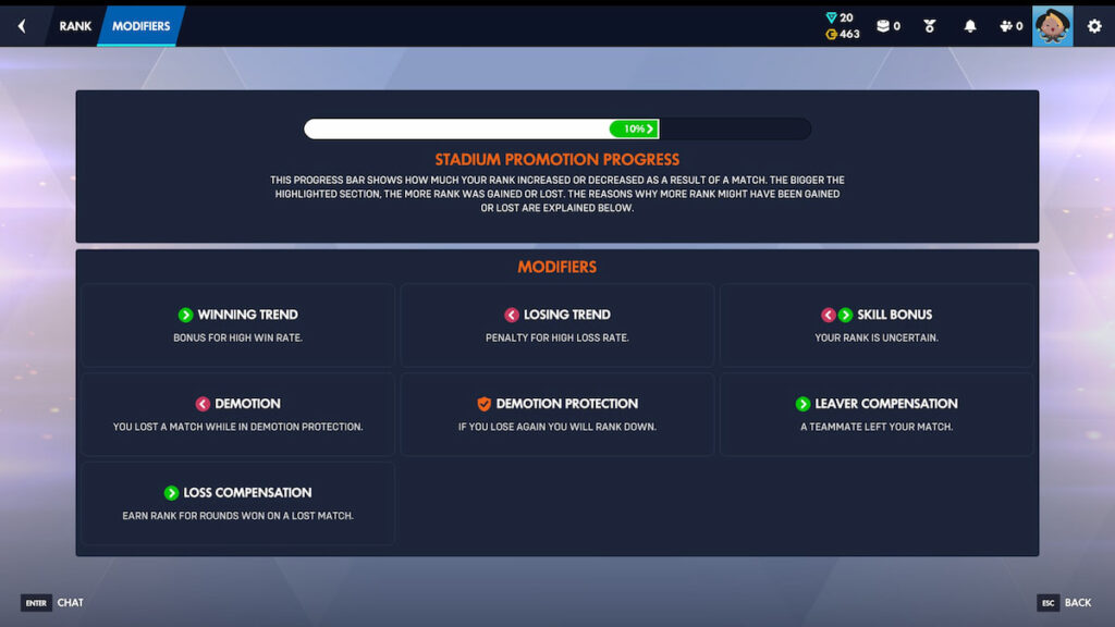 Overwatch Stadium COmpetitive modifiers