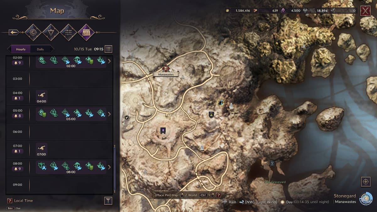 Throne and Liberty map