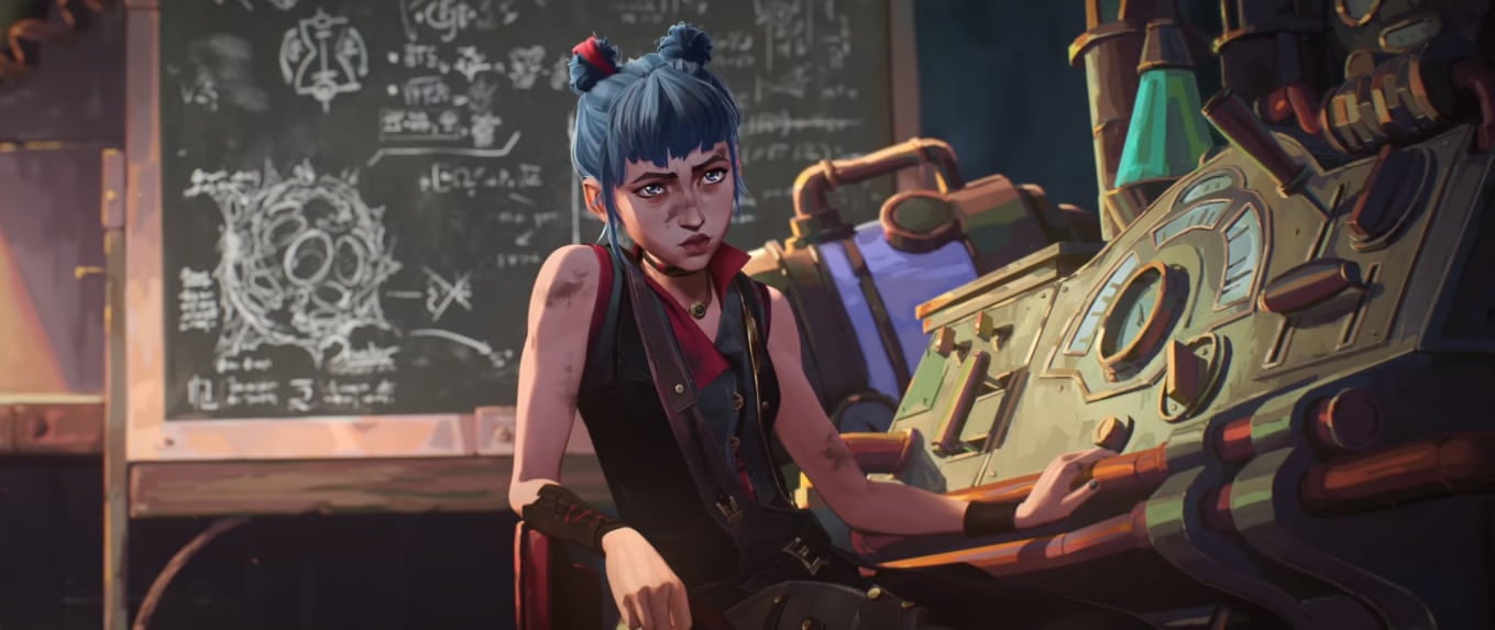 Picture showing Powder working with Ekko in Arcane.