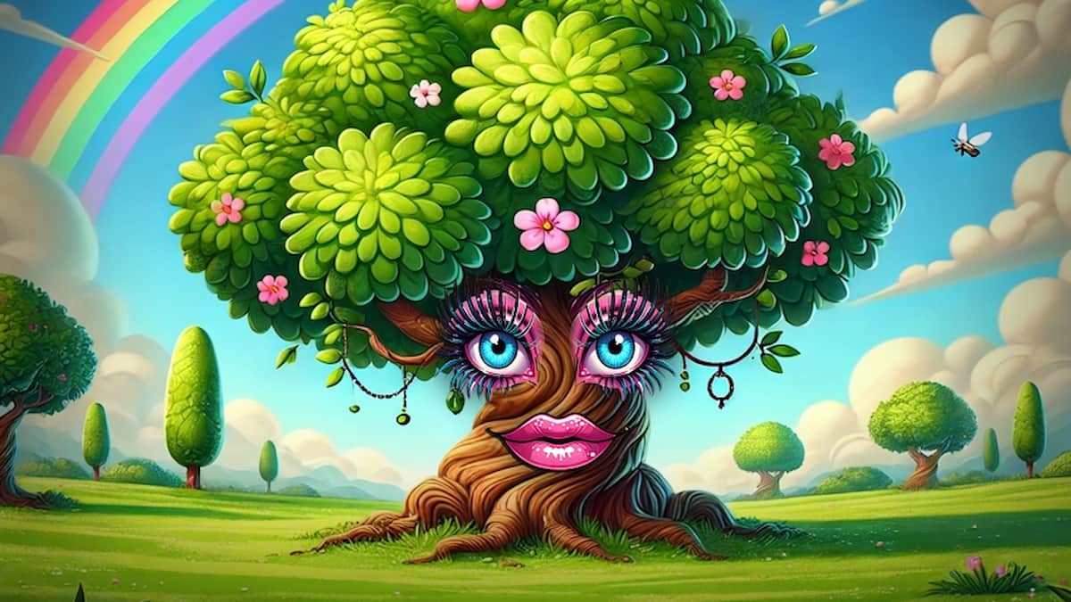 Picture showing Its Giving Tree challenge requirements in Bitlife.