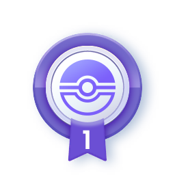 A purple emblem with a Pokeball in Pokemon TCG Pocket.
