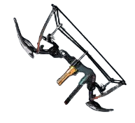 A very complex-looking bow with multiple strings