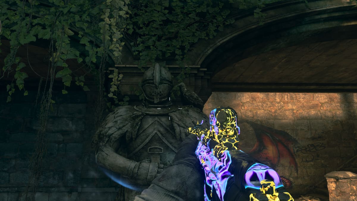 A knight with a lion on the chestplate in Black Ops 6 Zombies.