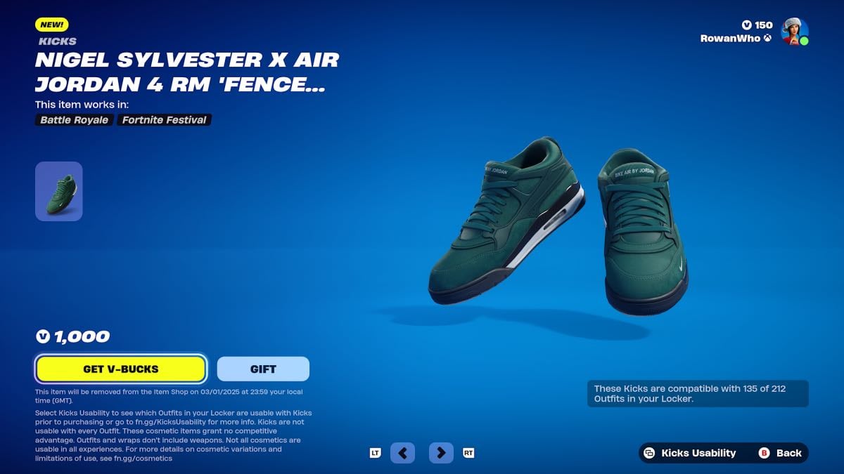 nigel Sylvester x air jordan 4 rm fence green