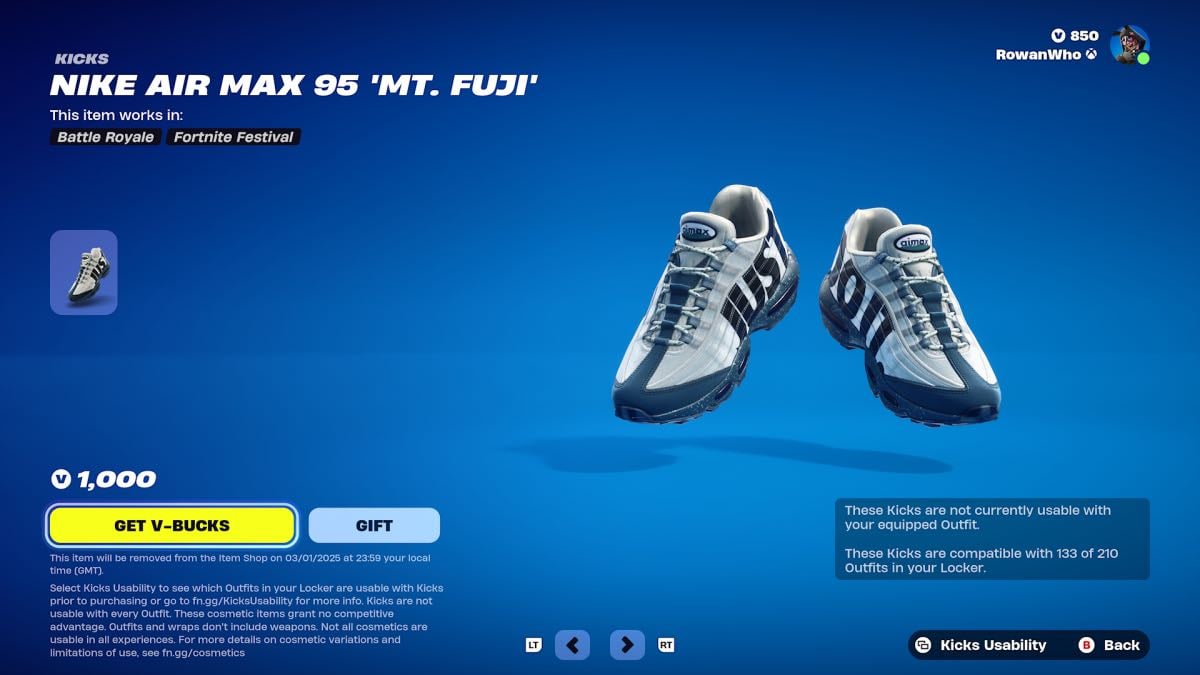 nike air max 95 mt.fuji