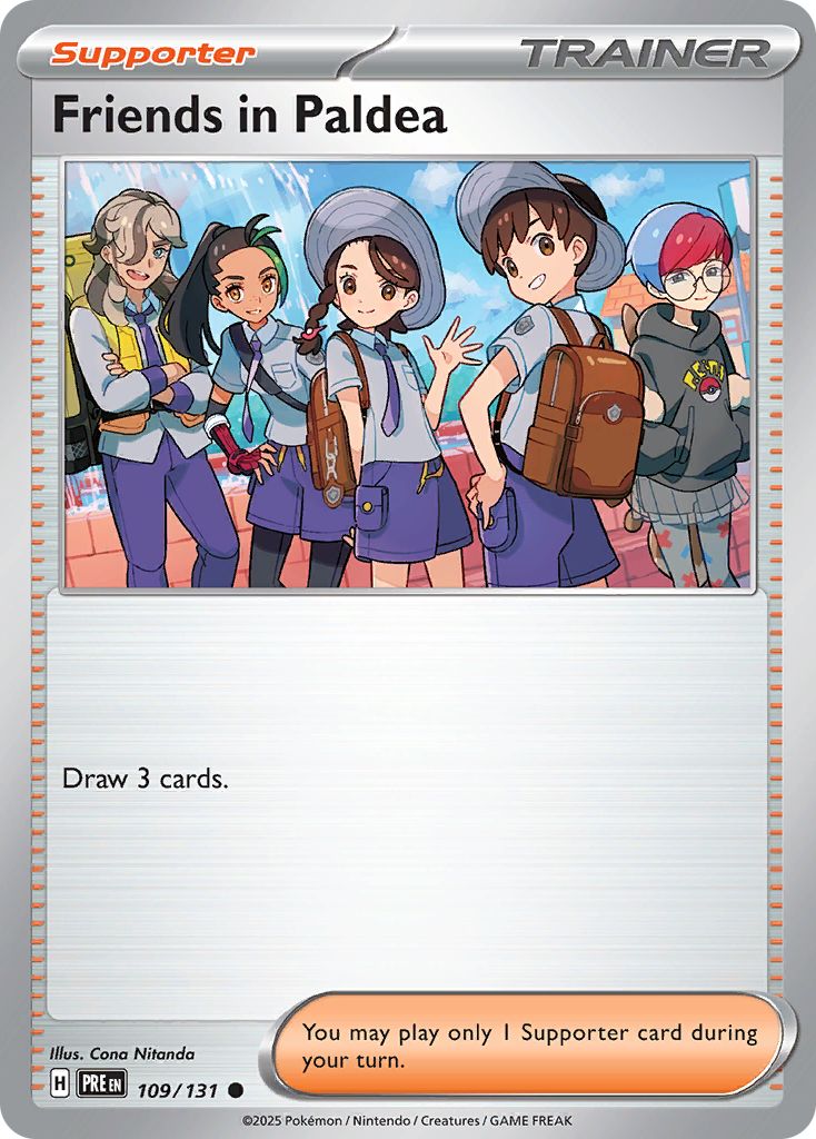 Friends in Paldea Pokémon card.