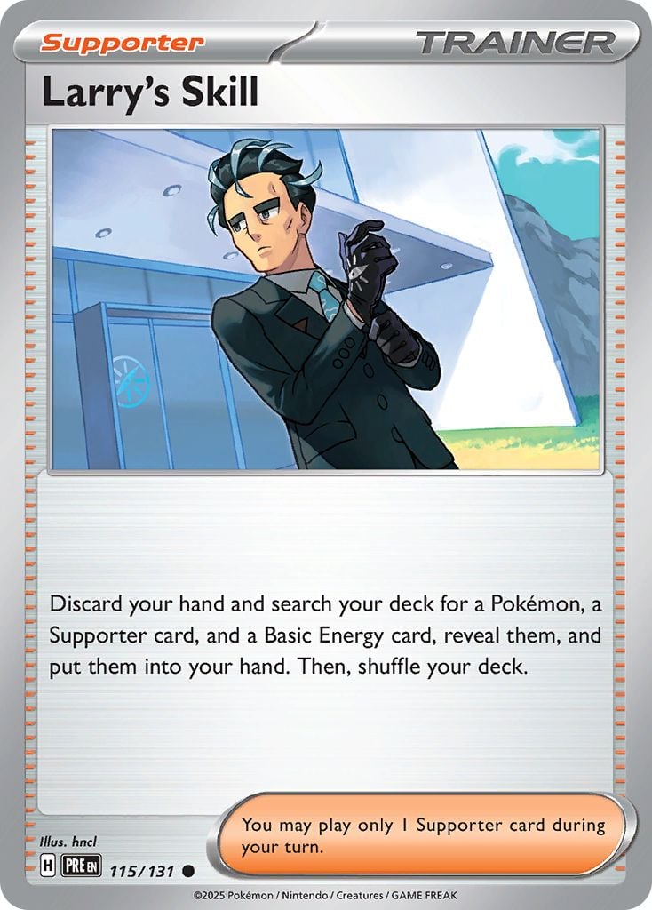 Larry's Skill Pokémon card.