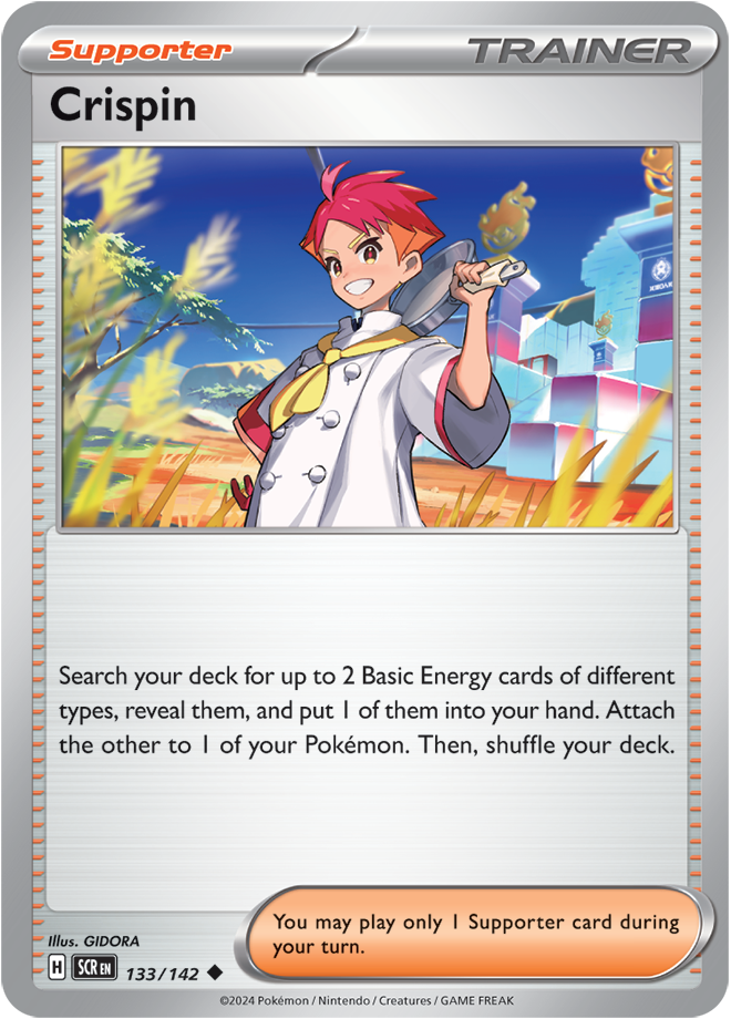 Crispin Pokémon card.