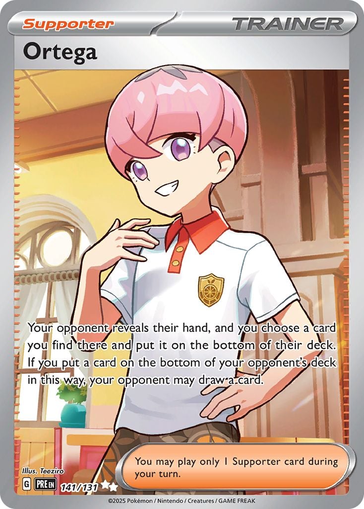 Ortega Pokémon card.