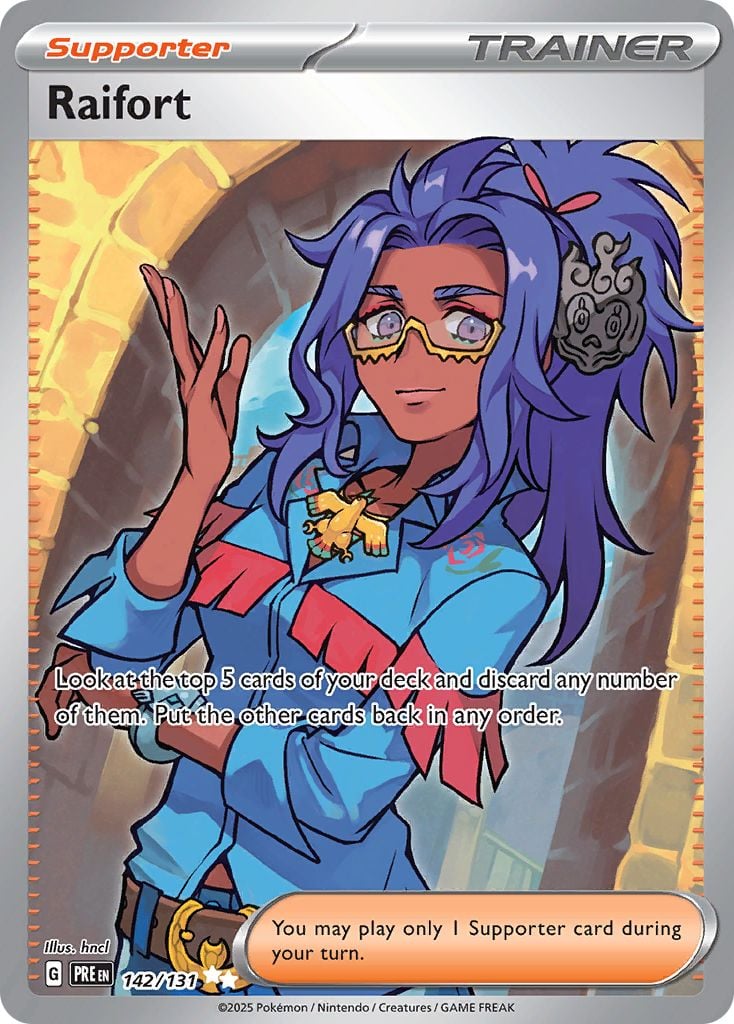 Raifort Pokémon card.