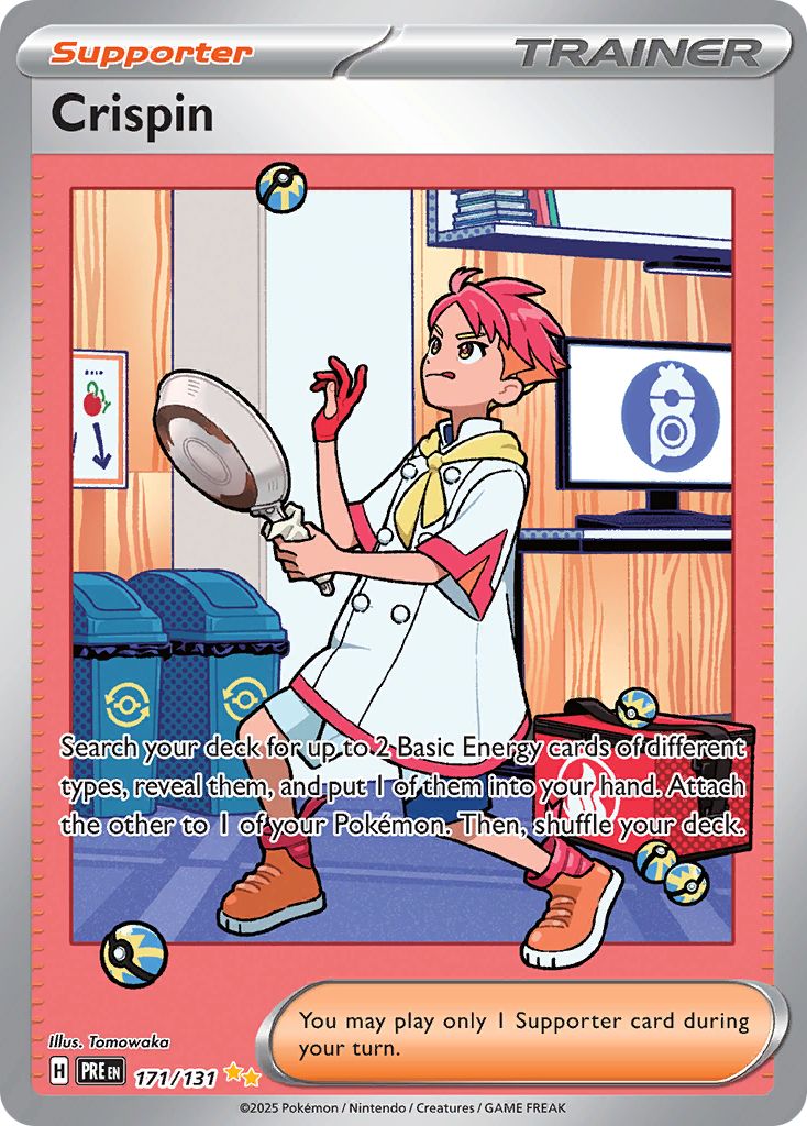 Crispin Pokémon card.