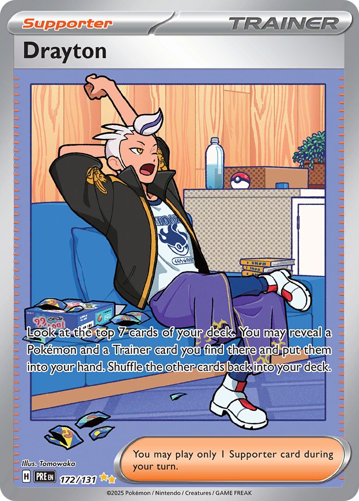 Drayton Pokémon card.