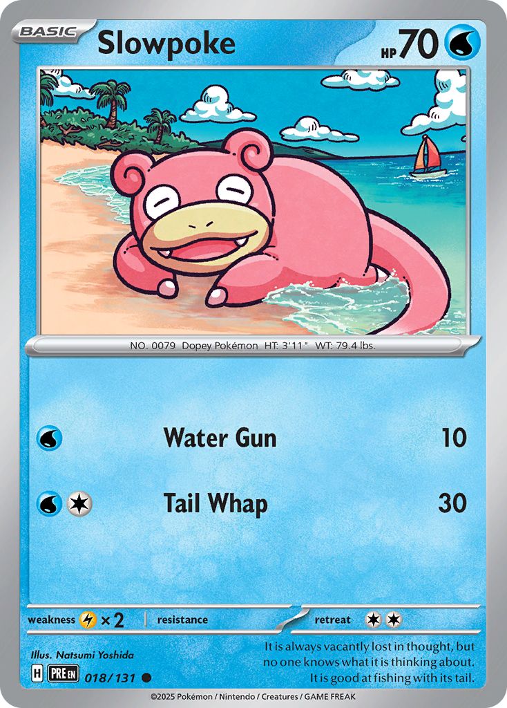 Slowpoke Pokémon card.