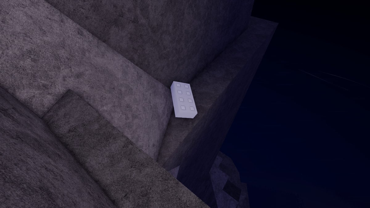 Picture showing one of the bricks to click in Fisch.