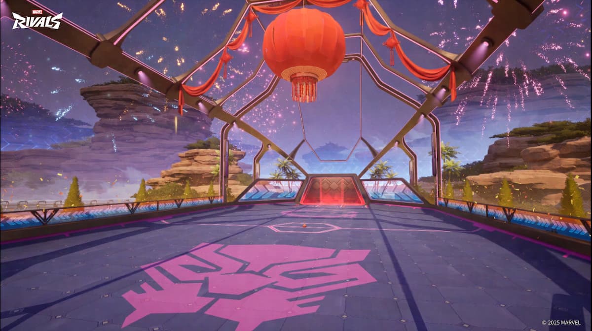The arena for Clash of Dancing Lions in Marvel Rivals.