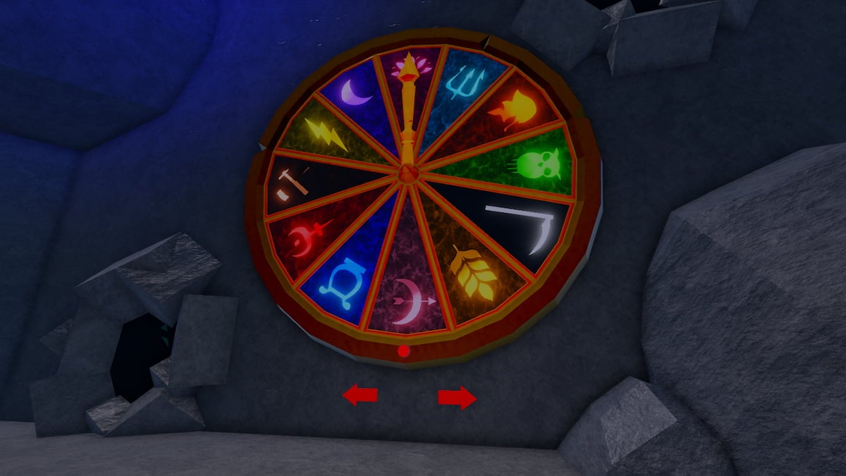 Picture showing the Zeus Wheel Clock puzzle in Fisch.