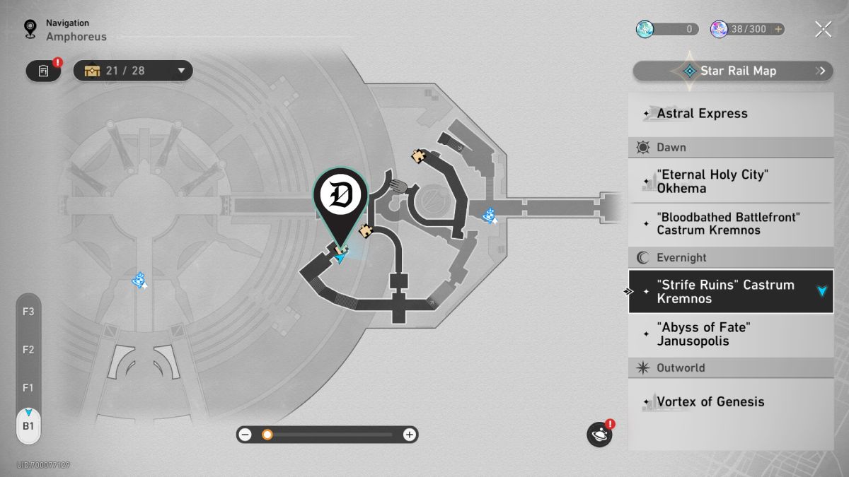 "Strife Ruins" Castrum Kremnos Golden Scapegoat Puzzle 11 in Honkai: Star Rail