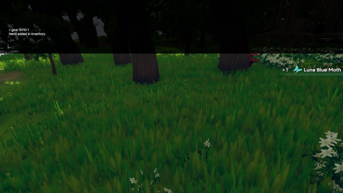 The command console code for the Blue Luna Moth in Aloft.