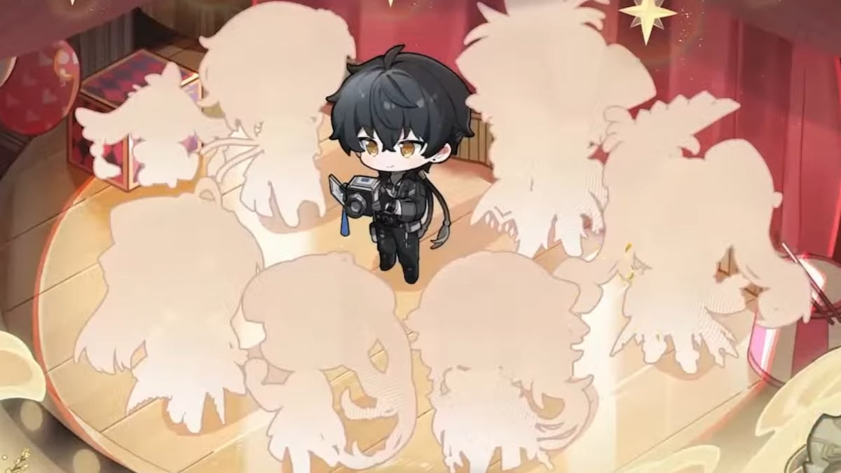 Seven companions in the Dances for Spring's Return login event in Wuthering Waves.