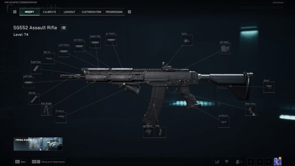 SG552 attachments in Delta Force