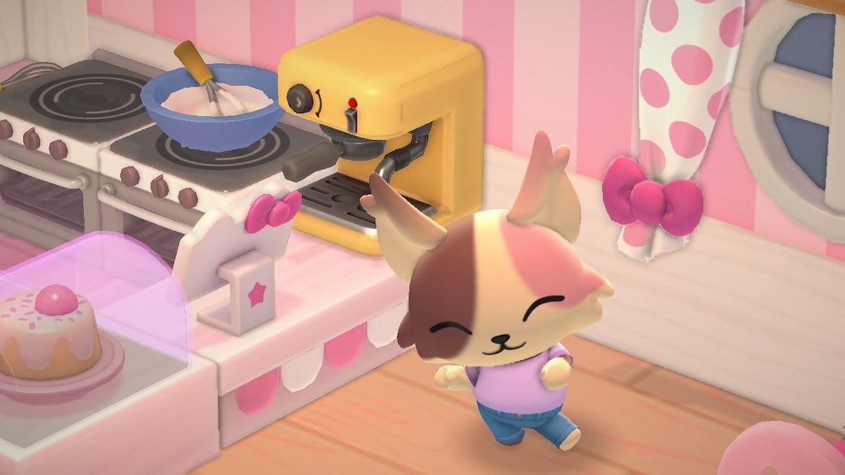 The espresso machine in Hello Kitty Island Adventure.