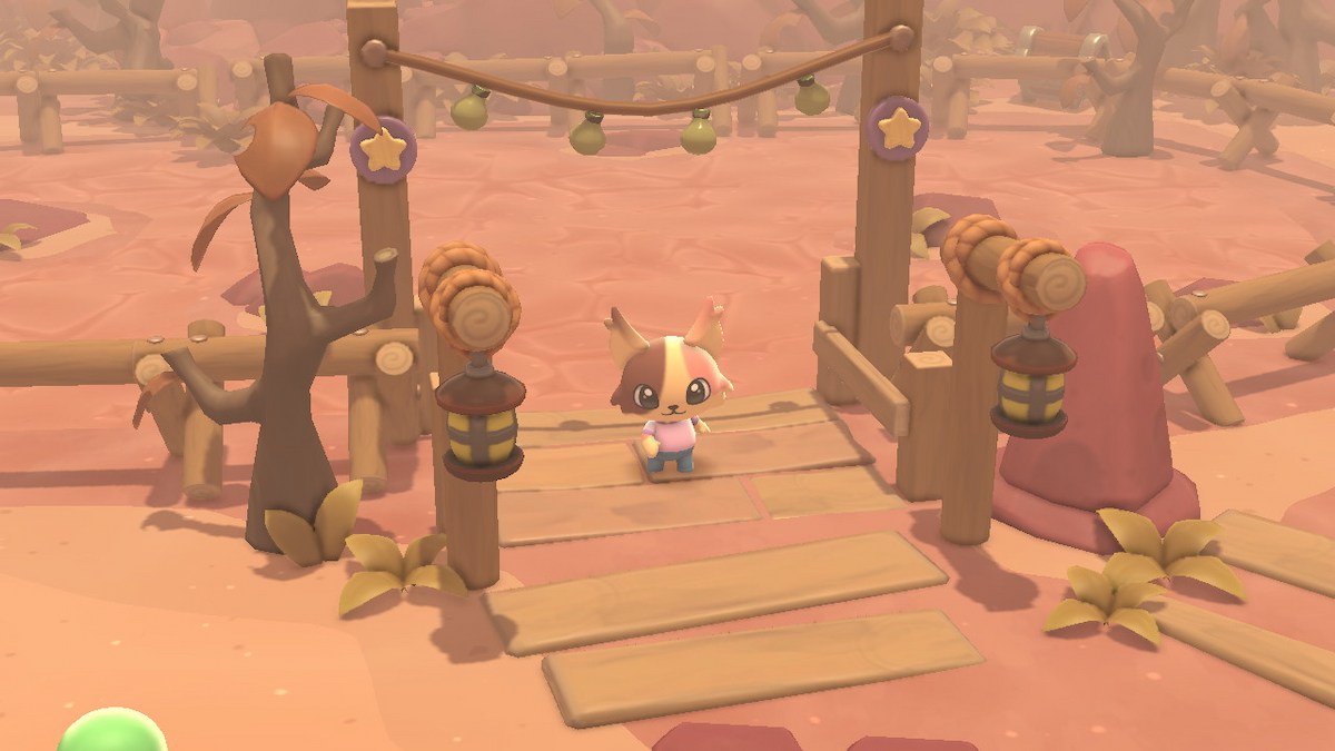 The corral in Hello Kitty Island Adventure.