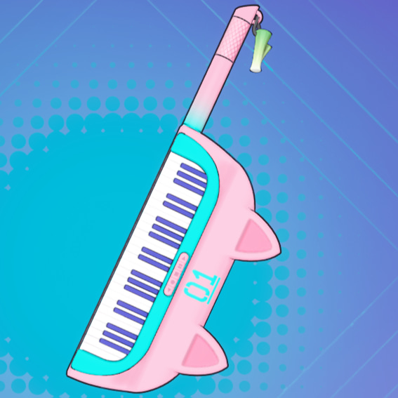 Miku Keytar in Fortnite.