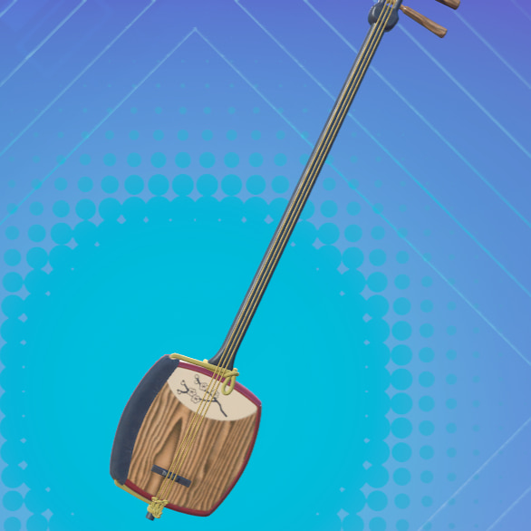 Wooden bass in Fortnite.